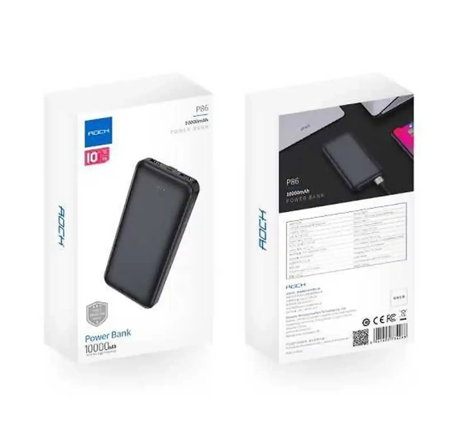 Портативный аккумулятор Rock Power Bank 10000mAh