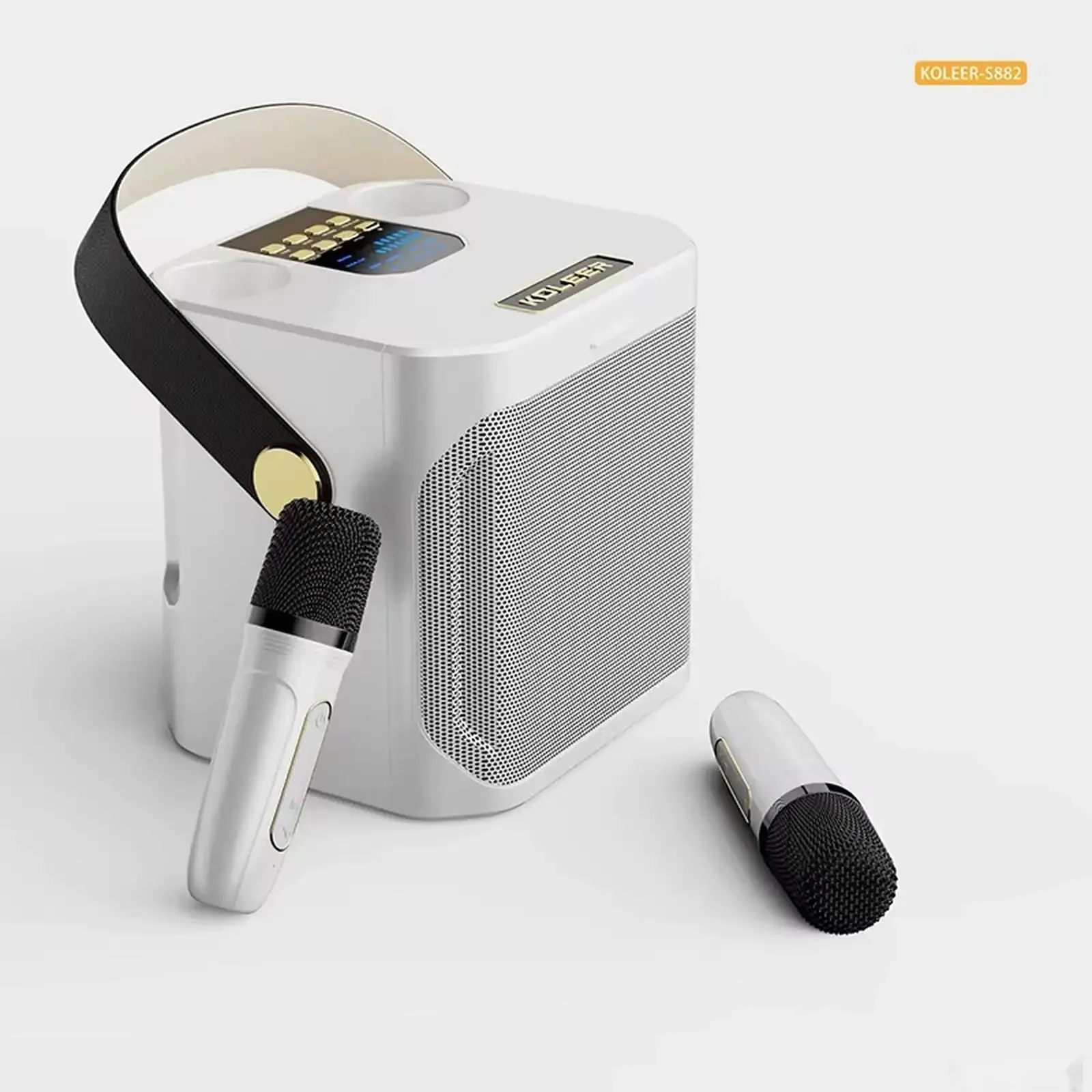 Беспроводная колонка Koleer S882 с караоке 10W TF USB Караоке — фото 3
