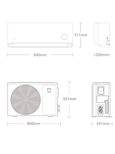Кондиционер Xiaomi Mijia Smart AC 50GW/N2A1 18 кубов