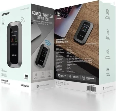 Карманный Wi-Fi роутер GreenLion Portable Mifi Router