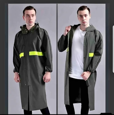 Длинный дождевик