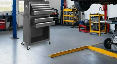 Двухчастный металлический шкаф для инструментов от Gebo Tools — миниатюра 4