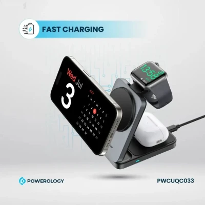 Зарядная станция Powerology Qi2 Fast Charging Multi-Device Hub
