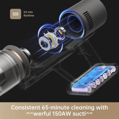 Беспроводной ручной пылесос Dreame Z10 Station Cordless Vacuum Cleaner