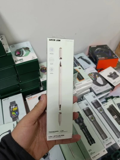 Стилус Green Lion 3 in 1 Stylus Pen, белый