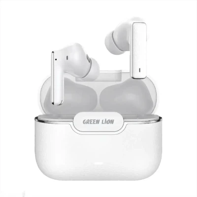 Беспроводные наушники Green Lion River Plus True Wireless Earbuds белый — миниатюра 1