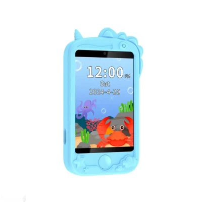 Детский Смартфон Porodo Kids Phone with Case and Lanyard 700mAh 192MB - синий