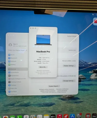 Ноутбук MacBook Pro 16 2021 M1 Pro 32/1TB