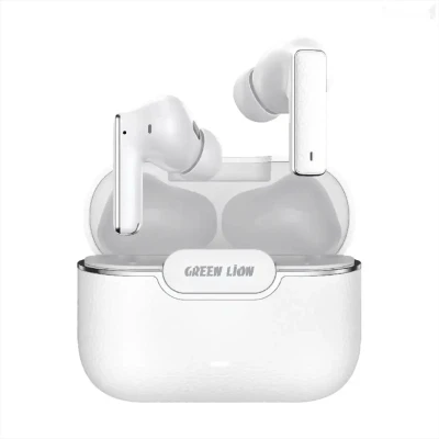Беспроводные наушники Green Lion River Plus True Wireless Earbuds белый — миниатюра 2