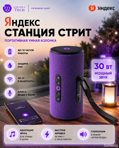 Яндекс Станция Стрит Алиса