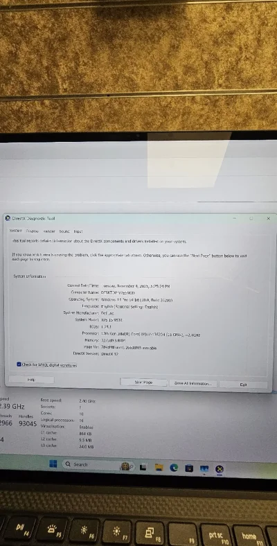 Ноутбук Dell XPS 9530 i7 13gen