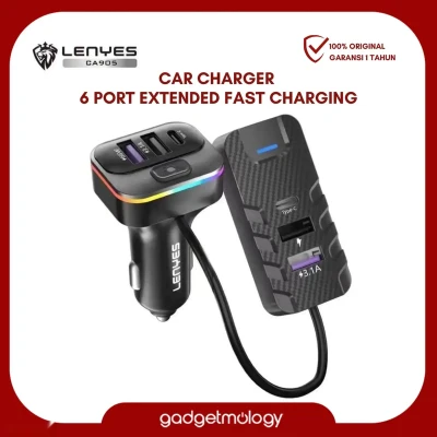 Автомобильное зарядное устройство car charger Lenyes ca905 — миниатюра 1