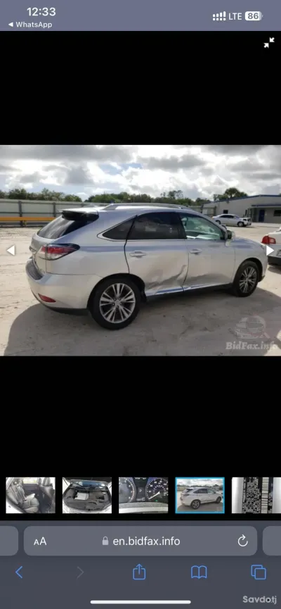 Lexus Rx series 2013