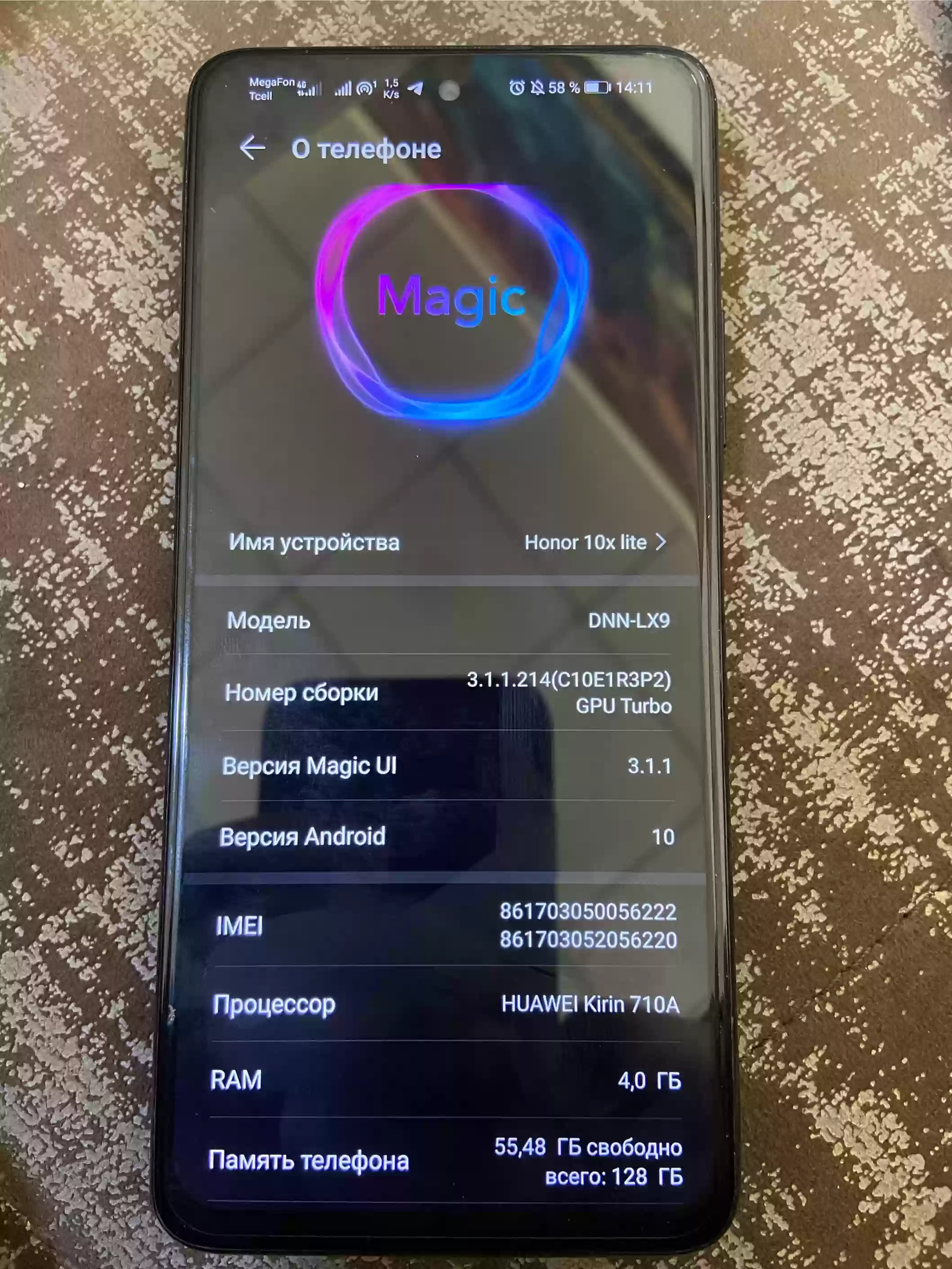 Huawei honor 10 x lite