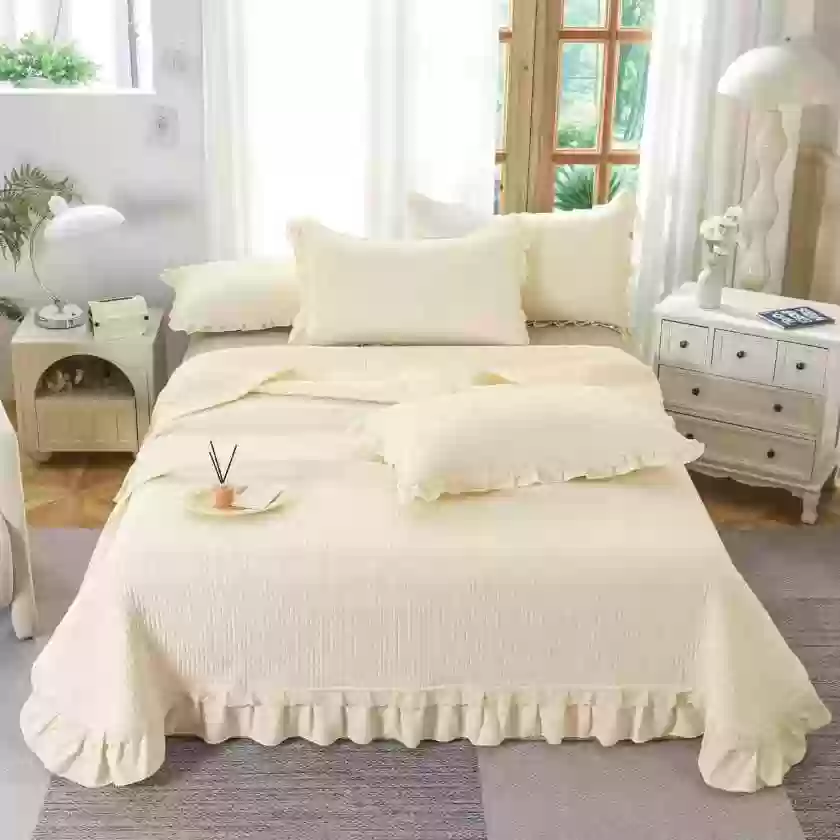качественный двуспальный летний покрывало