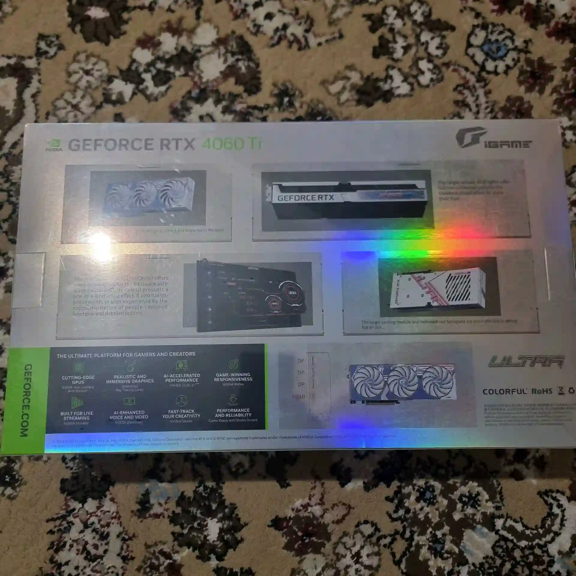 Видеокарта NVIDIA GeForce RTX 4060 Ti 8GB iGame