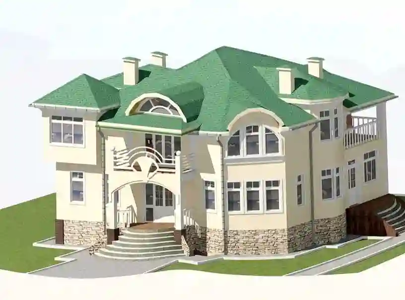 2 этажный, 8-комн. дом, 3002 м², 10 соток, Фирдавси