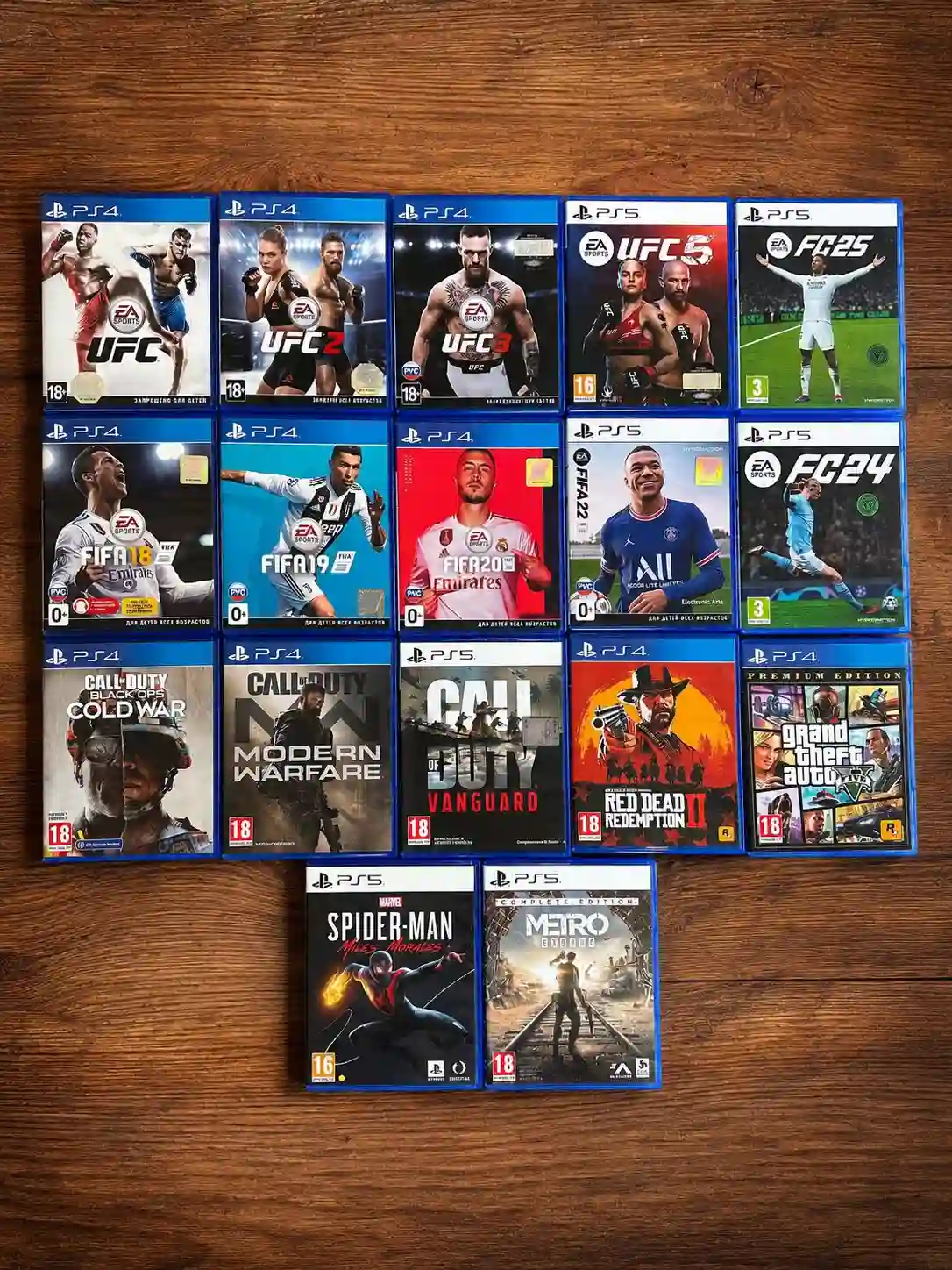 Диски Playstation 4 и 5