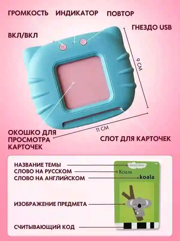 Развивающий детский планшет для изучение русско -