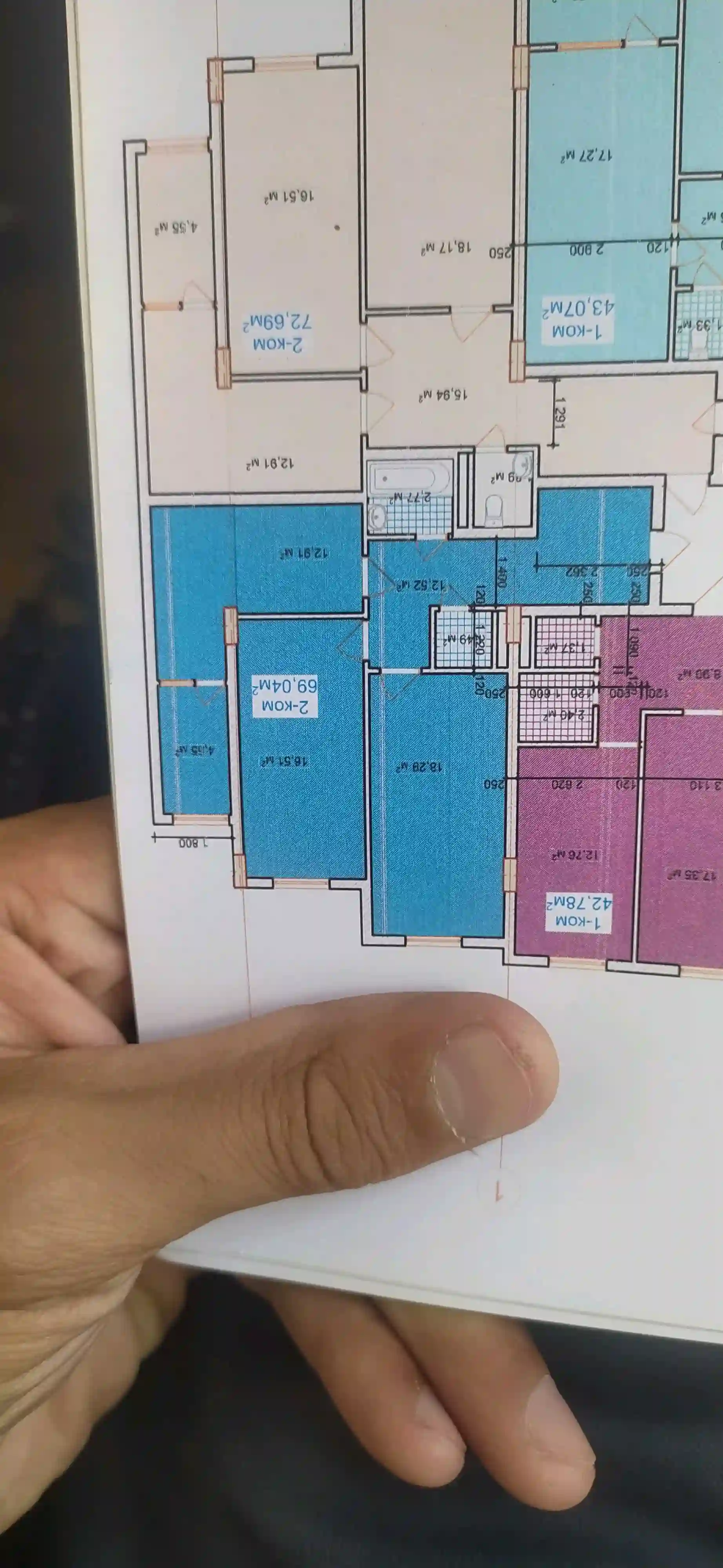 2-к квартира, 12 этаж, 69 м², Ленинград