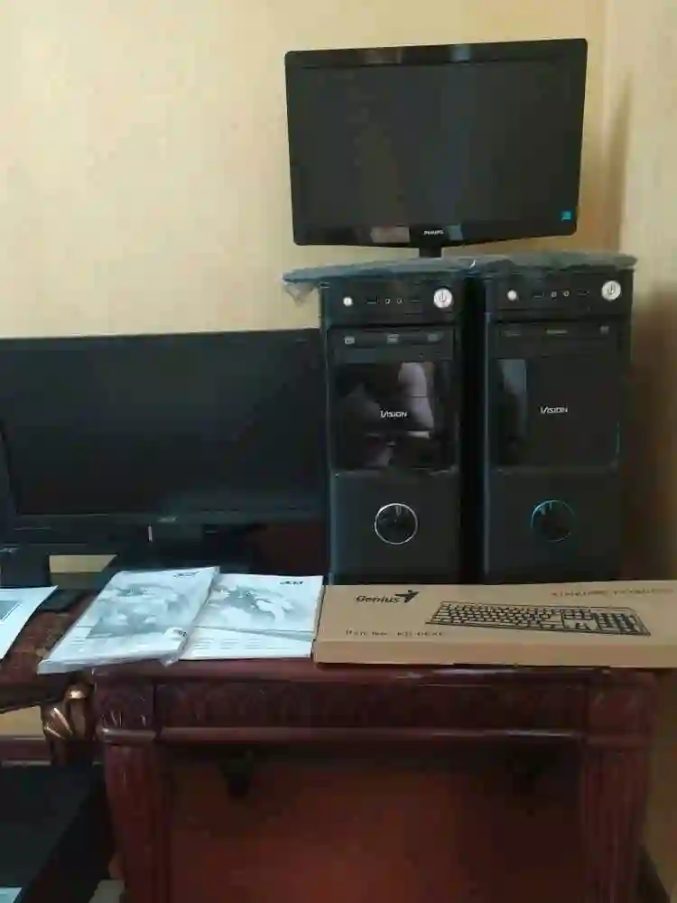 Компьютер и монитор