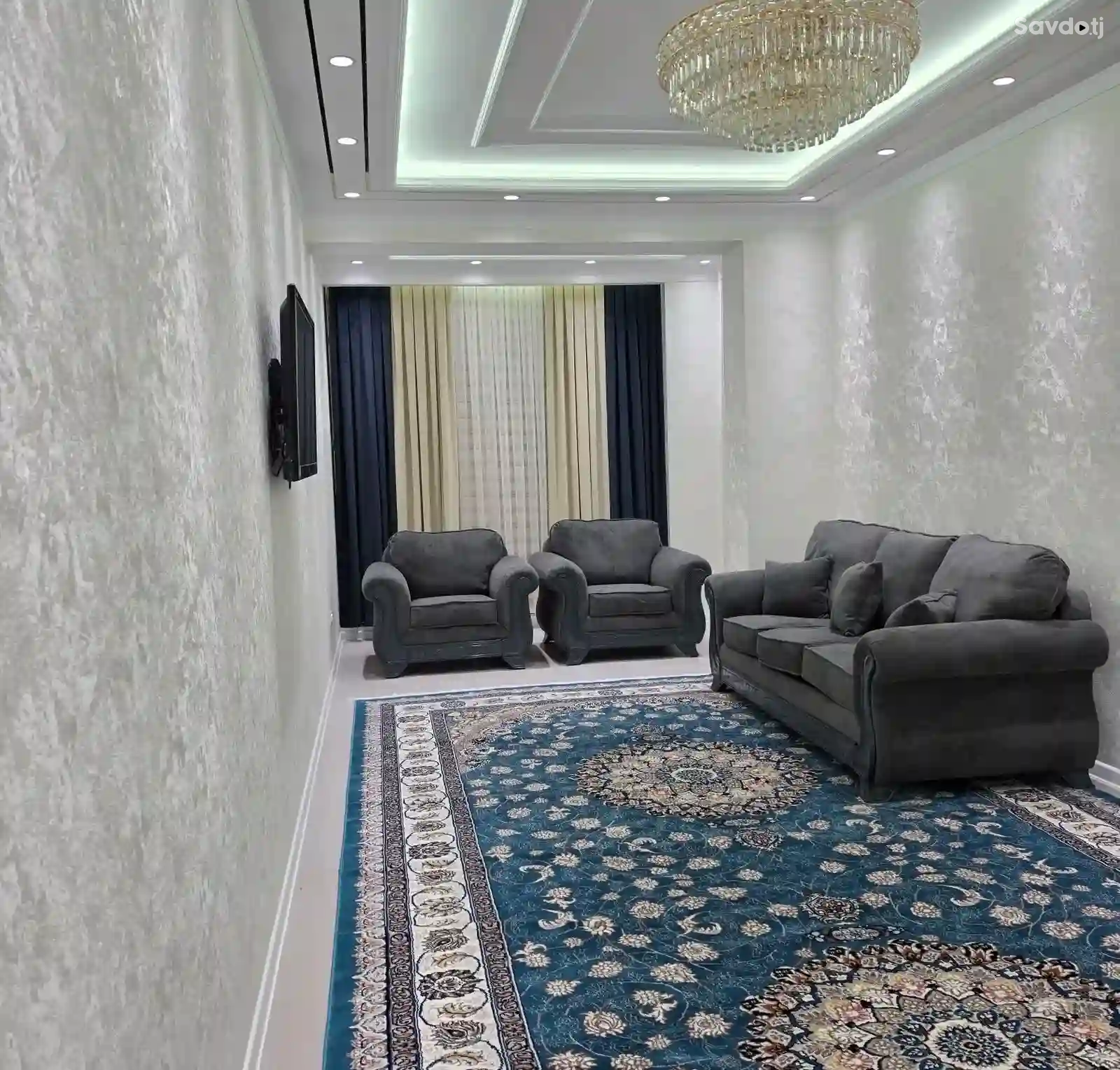 2-к квартира, 7 этаж, 87 м², Текстил