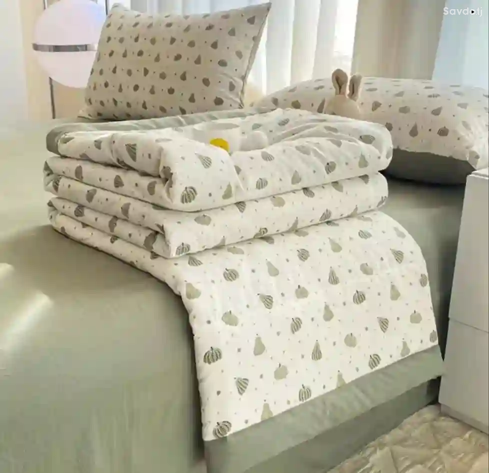 Постельное бельё с летним одеялом хб