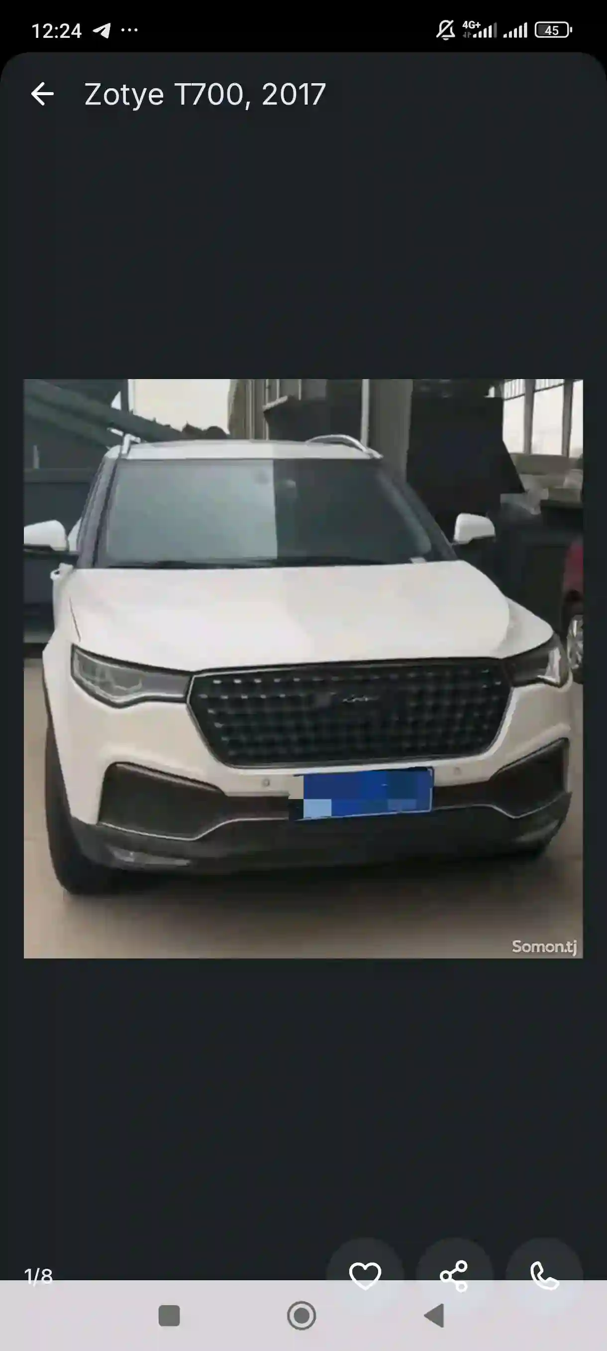 Zotye T700 2017
