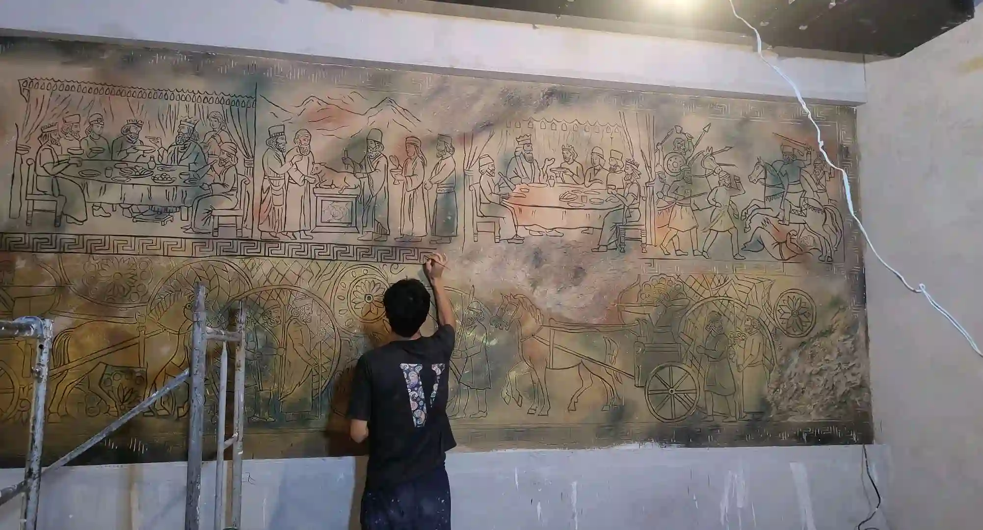 Художник.Манзаранависи дасгохи/