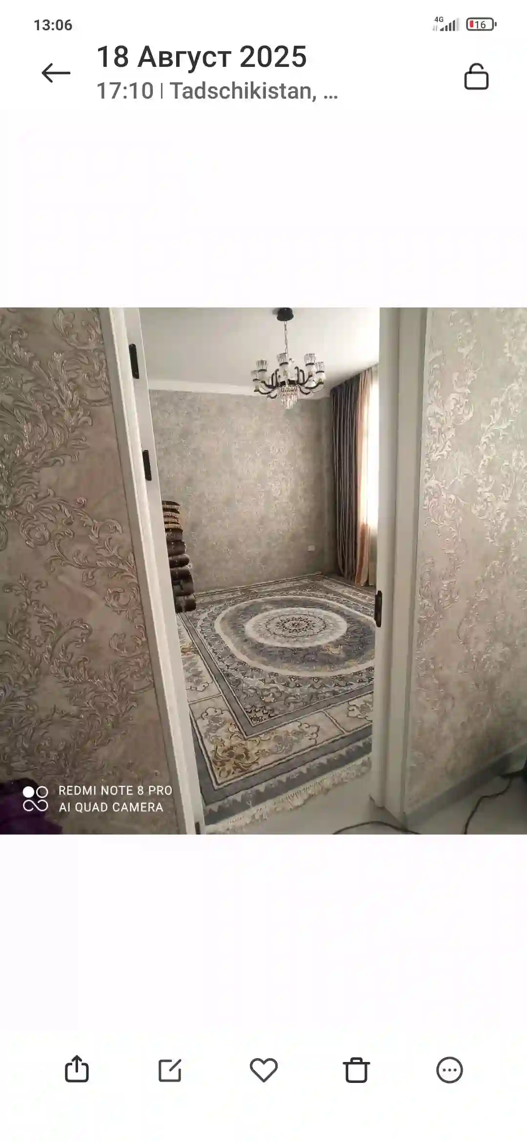 3-к квартира, 5 этаж, 60 м², исмоили сомони