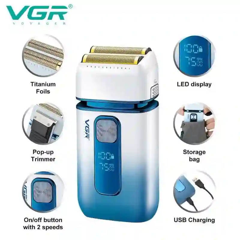 Шейвери касбии VGR V-362 Pro Foil Shaver