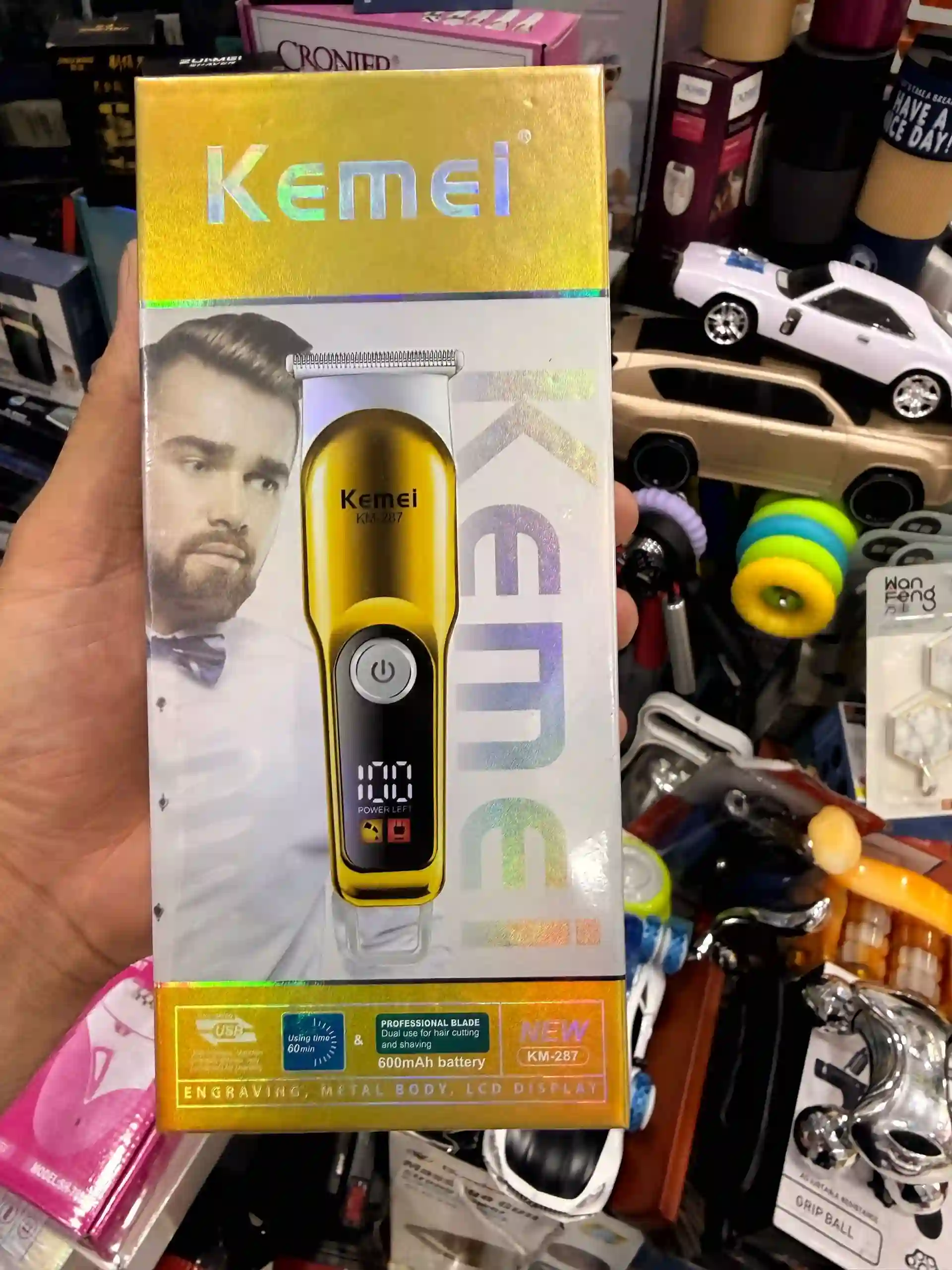 Машинка барои риш ва соч гирифтан Kemei KM-287 