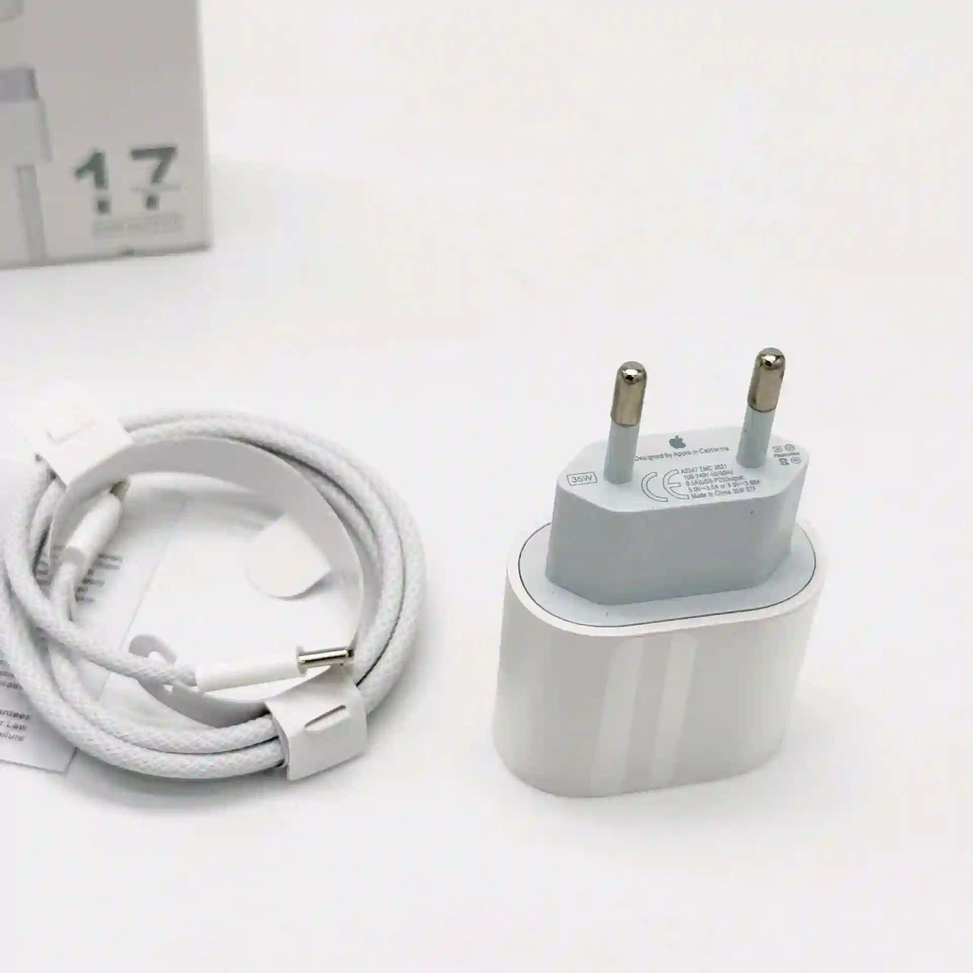 Power Adapter+cable Apple phone 17 35w  