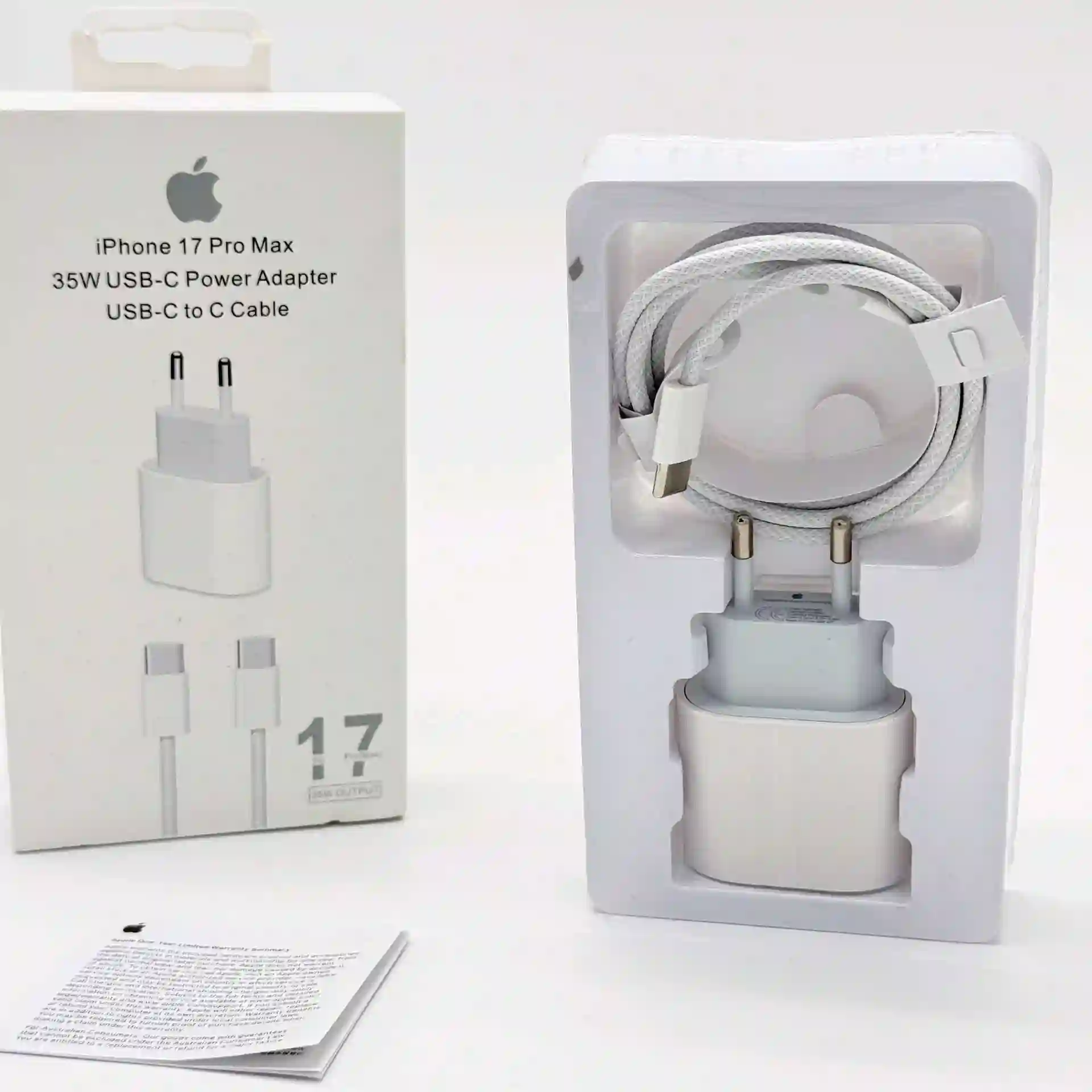 Power Adapter+cable Apple phone 17 35w  
