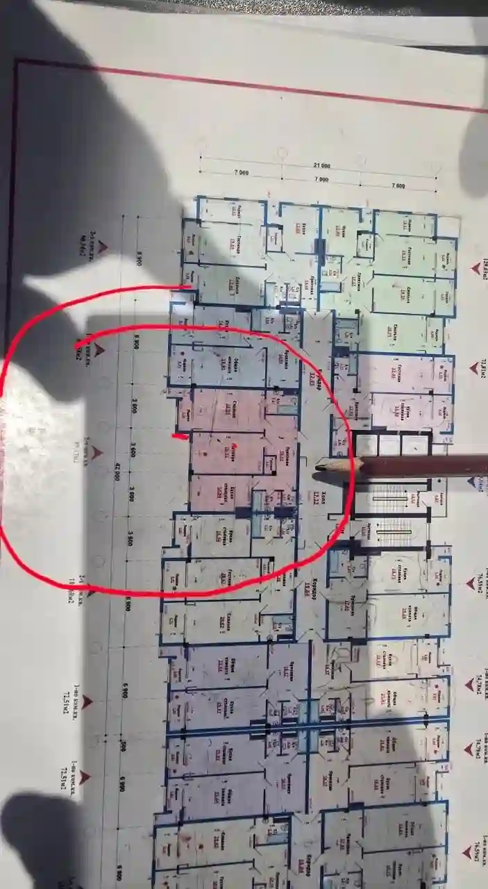 2-к квартира, 10 этаж, 89 м², фирдавси
