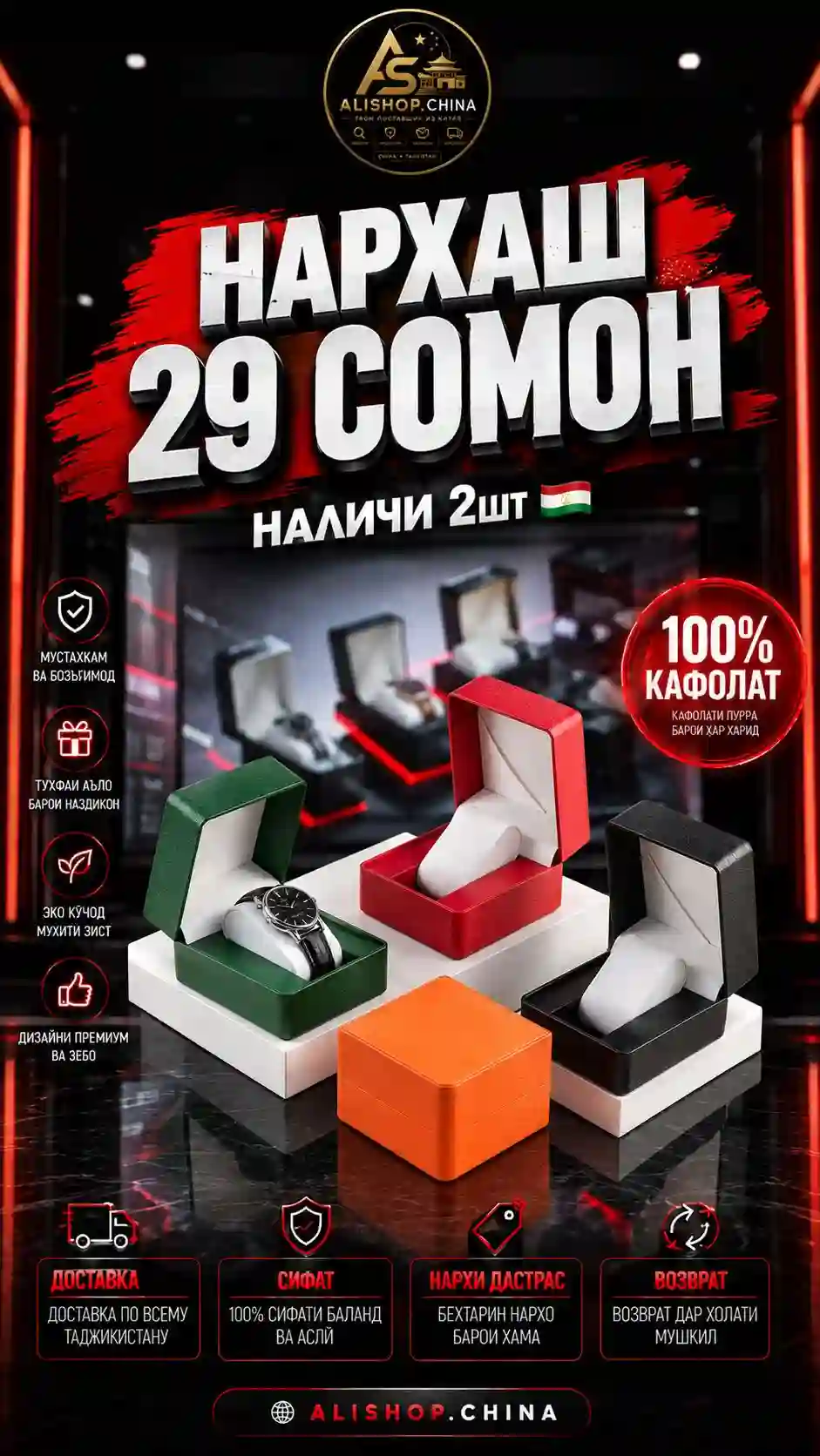 Шкатулка для часов 