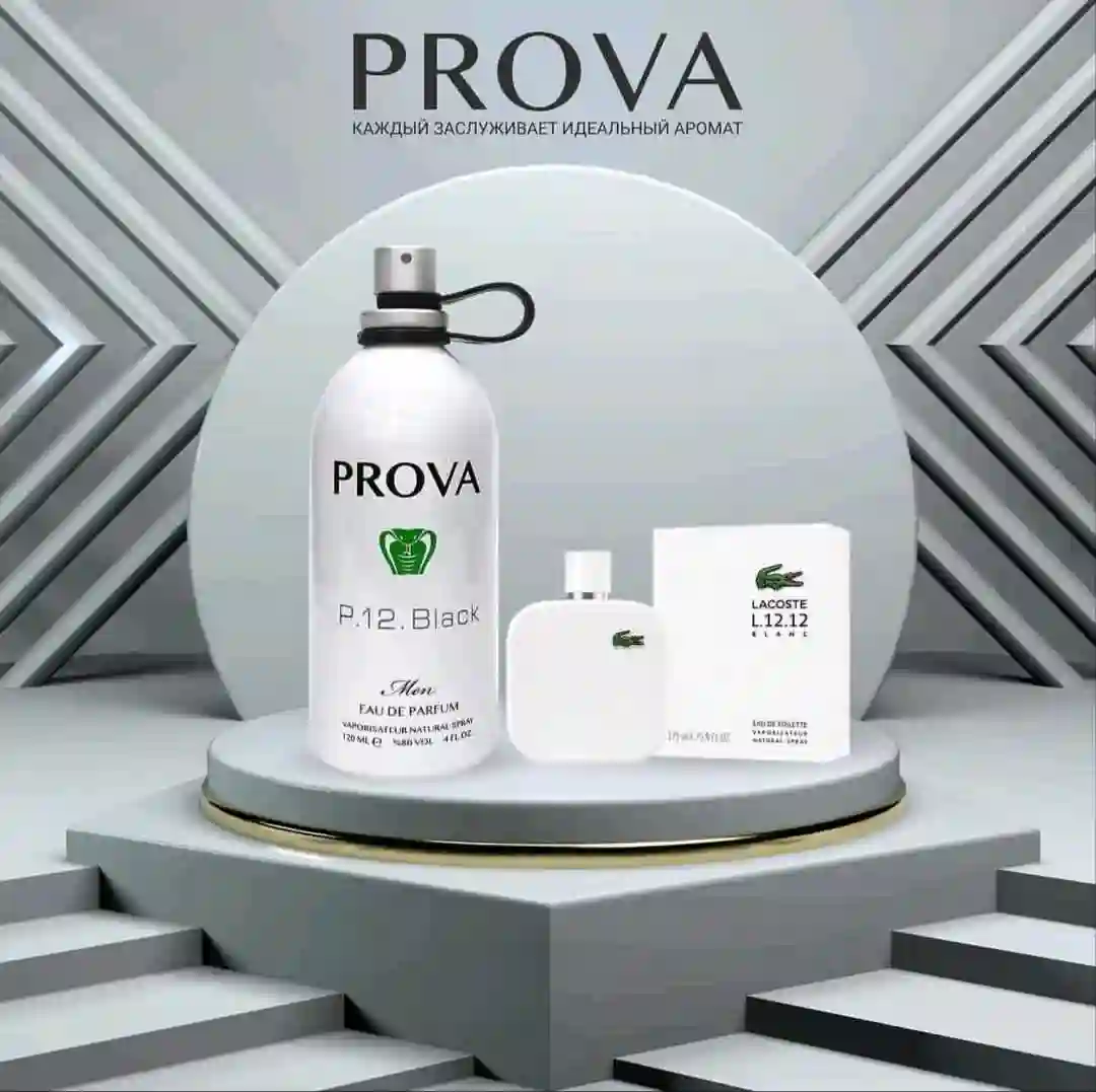 Духи PROVA P.12.Black (по мотивам Lacoste L.12.12