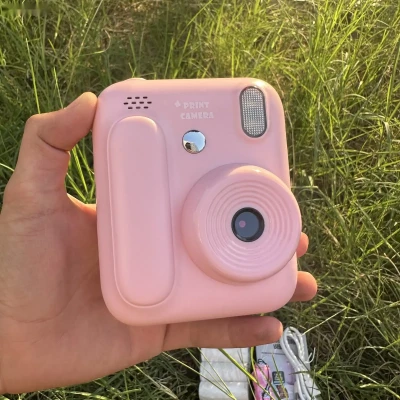 Детский фотоаппарат Digital Mini Camera розовый — миниатюра 2