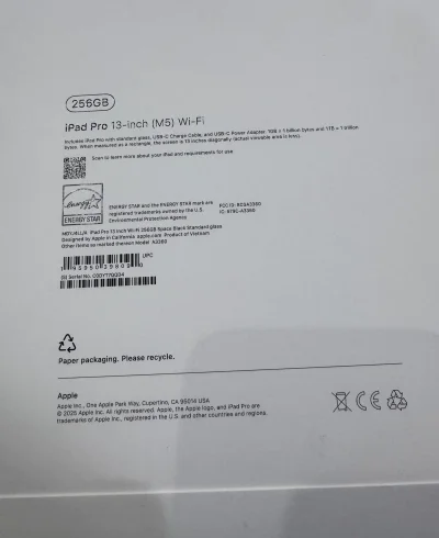 Планшет Apple iPad Pro 13 M5 WiFi 256GB