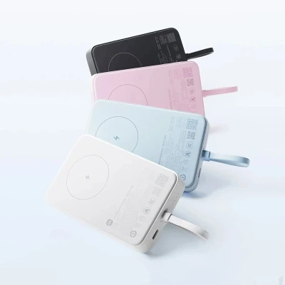 Повербанк Xiaomi 33W Magnetic Power Bank 10000mAh WPB1007MI черный — миниатюра 2
