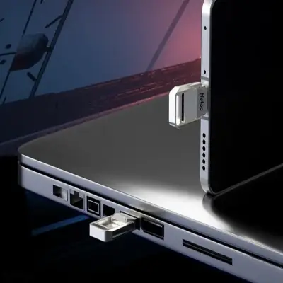Флешка 128GB Netac USB-3 type c