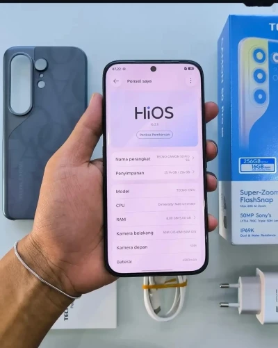 Tecno Camon 50pro 8+8/256Gb Titanium Global Version — миниатюра 5