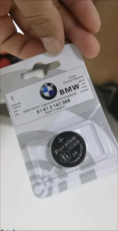 Батарейки ключа BMW CR2450 — миниатюра 3
