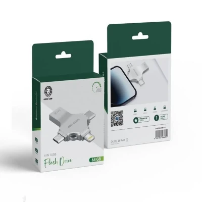 Флеш накопителя Green Lion 4 in 1 USB Flash Drive 64GB — миниатюра 2