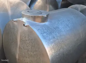 Оцинкованная бочка 1500л.
