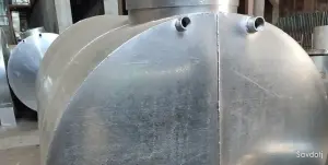 Бочка оцинкованная 1500л