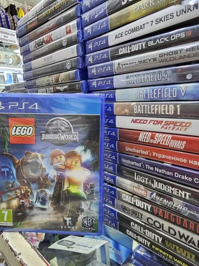 Игра Lego Jurasic world playstation 4 — миниатюра 1