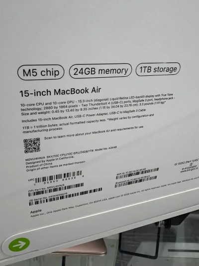 Ноутбук Apple MacBook air 24/1tb — миниатюра 3
