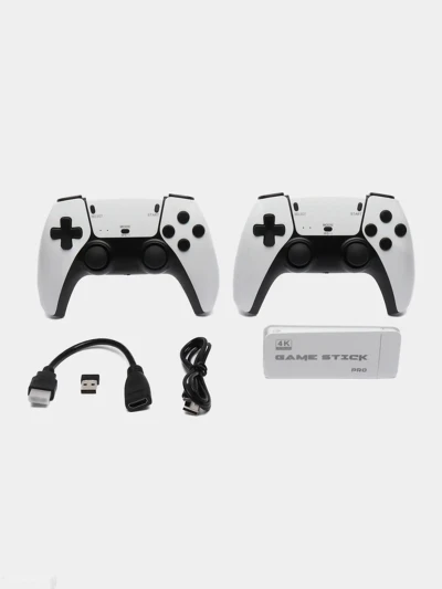 Игровая приставка для телевизора Game Stick PRO 3D с 20000 ретро играми