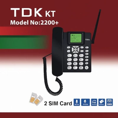 Настольный телефон с поддержкой двух SIM-карт — миниатюра 1